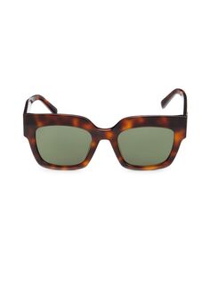 Квадратные солнцезащитные очки Clubmaster 51MM Mcm, цвет Havana