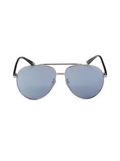 Солнцезащитные очки-авиаторы 61MM Gucci, серый