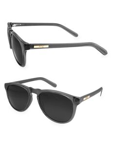 Солнцезащитные очки-авиаторы BANKS 53MM Aqs, серый