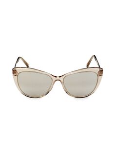 Солнцезащитные очки «кошачий глаз» 57MM Versace, серый