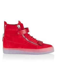 Высокие замшевые кроссовки Maylondon Giuseppe Zanotti, цвет Modena