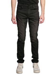 Узкие эластичные джинсы с пятью карманами Monfrère, цвет Smoke