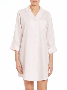 Персонализированная жаккардовая ночная рубашка с узором «елочка» Saks Fifth Avenue, цвет Twinkle Pink