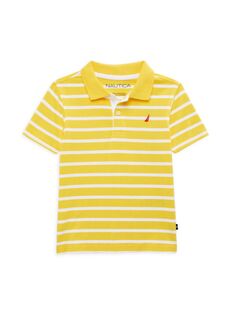Рубашка-поло в полоску Little Boy&apos;s Coast Nautica, желтый