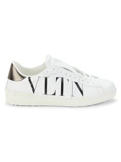 Кроссовки на платформе с логотипом Valentino Garavani, цвет White Black