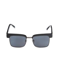Квадратные солнцезащитные очки River Clubmaster 53MM Le Specs, черный