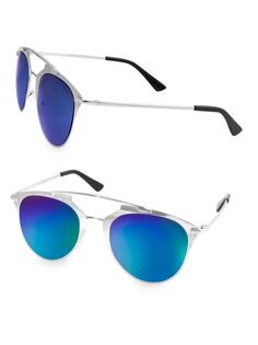 Солнцезащитные очки-авиаторы ALFIE 52MM Aqs, синий