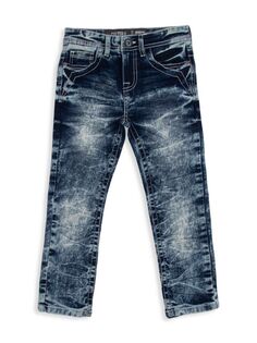 Темные потертые джинсы Little Boy&apos;s Cultura, синий