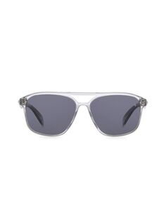 Солнцезащитные очки-пилоты 57MM Rag &amp; Bone, цвет Light Blue