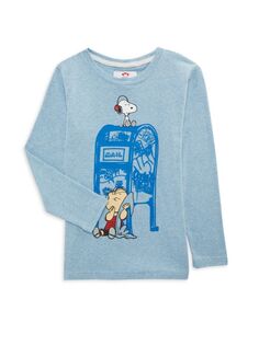 Футболка Little Boy&apos;s &amp; Boy&apos;s с рисунком арахиса Appaman, цвет Light Blue