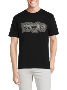 Футболка с логотипом The Kooples, черный