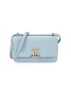 Кожаная сумка через плечо Lola Burberry, цвет Pale Blue