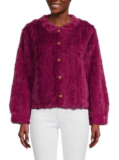 Куртка из искусственного меха Endless Rose, цвет Berry