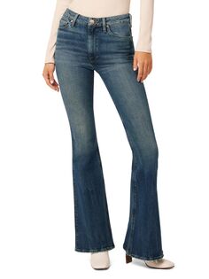 Расклешенные джинсы Holly с высокой талией Hudson, цвет Timber Blue