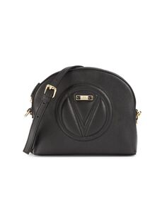 Кожаная сумка через плечо с логотипом Diana Mario Valentino, черный