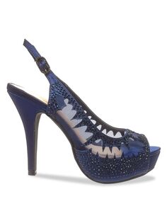 Сандалии Dream на платформе с украшением Lady Couture, темно-синий