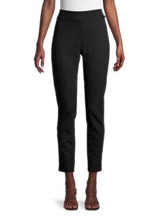 Эластичные брюки в тонкую полоску Calvin Klein, цвет Pinstripe