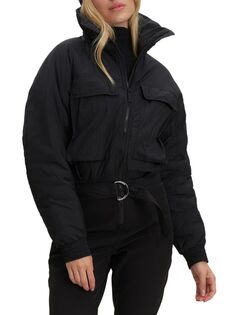 Комплект из двух частей: лыжная куртка и спортивные штаны Noize, черный