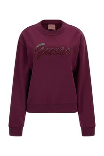 Блестящая женская толстовка Guess, фиолетовый