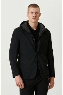 Черная куртка N-Tech с капюшоном и воротником Network, черный