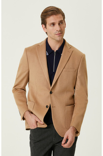 Кашемировый пиджак Loro Piana Limited светло-коричневого цвета Network, коричневый