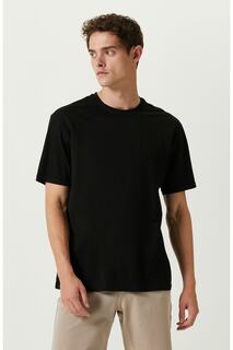 Черная футболка с круглым вырезом Network, черный