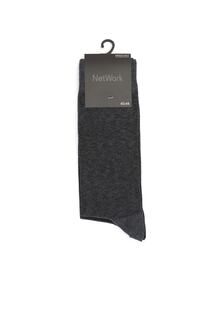 Черно-серые мужские носки, комплект из 2 предметов Network, черный