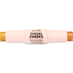 Крем-хайлайтер Chisel Cheeks Duo Gold/Bronze 12,60G, Barry M