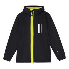 Куртка Men&apos;s adidas Zipper Hooded Jacket Black, черный