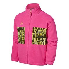 Куртка Men&apos;s Nike ACG Fleece Zipper Pink Jacket, розовый