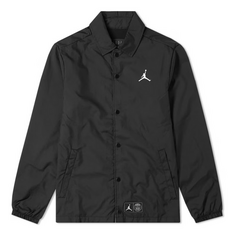 Куртка Air Jordan Coach Jacket x Paris SaintGermain &apos;Black White&apos;, черный Nike