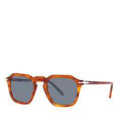 Квадратные солнцезащитные очки, 50 мм Persol, цвет Orange