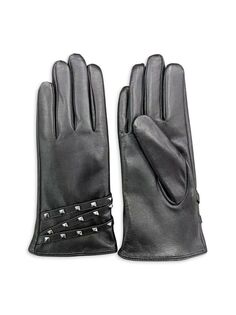 Кожаные перчатки для сенсорного экрана Marcus Adler, черный