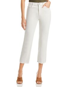 Прямые джинсы Patti с высокой посадкой цвета экрю DL1961, цвет Ivory/Cream