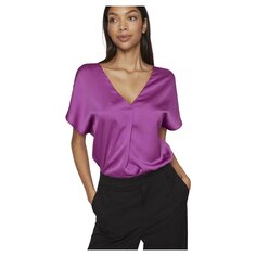 Блуза с коротким рукавом Vila Ellette, фиолетовый