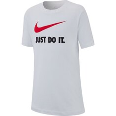 Футболка с коротким рукавом Nike Sportswear Just Do It Swoosh, белый