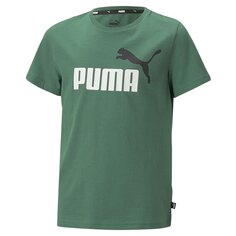 Футболка с коротким рукавом Puma Ess+ 2 Col Logo, зеленый