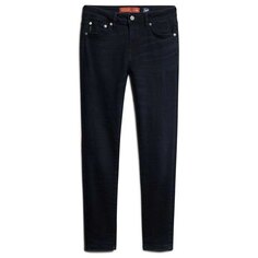 Джинсы скинни Superdry Vintage Mid Rise, черный