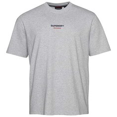 Футболка Superdry Sportswear Logo Loose Short Sleeve Round Neck, серый
