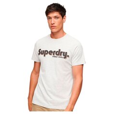 Футболка Superdry Terrain Logo Classic Short Sleeve Round Neck, серый