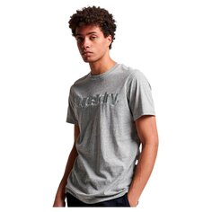 Футболка Superdry Tonal Embroidered Logo Short Sleeve Round Neck, серый