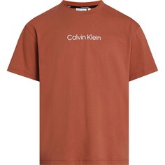 Футболка с коротким рукавом Calvin Klein Hero Logo Comfort, оранжевый