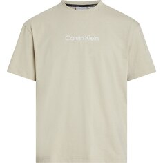 Футболка с коротким рукавом Calvin Klein Hero Logo Comfort, бежевый