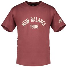 Футболка с коротким рукавом New Balance Essentials Varsity, красный