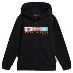 Толстовка Napapijri B-Brunt Full Zip, черный