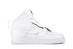 Кроссовки Nike PSNY x Air Force 1 High &apos;Triple White&apos;, белый