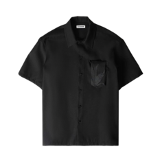 Рубашка Jil Sander Light Wool &apos;Black&apos;, черный