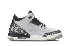 Кроссовки Air Jordan 3 Retro BG &apos;Wolf Grey&apos;, серый