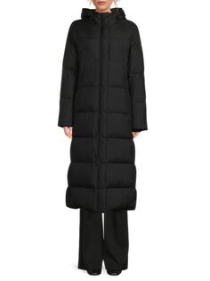 Удлиненная стеганая куртка Tilde Reiss, черный