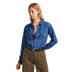 Блуза с длинным рукавом Pepe Jeans Ivy, коричневый
